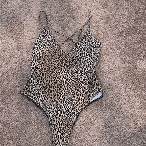 Cheetah Print Body Suit